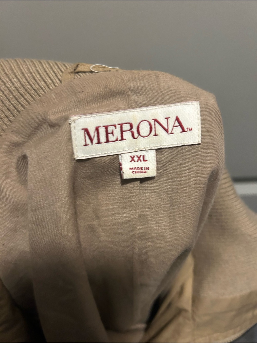 Merona Tan Military-Style Utility Jacket - Picture 7 of 7